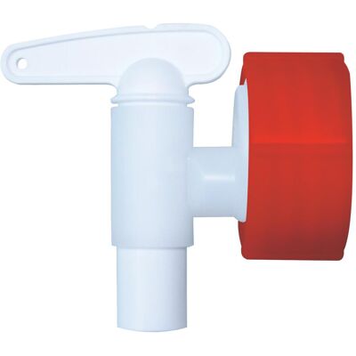 Graf, Ventil, Auslaufhahn Kunststoff weiss 34 mm NW 15 Graf, Ventil, Auslaufhahn Kunststoff weiss 34 mm NW 15