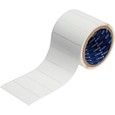 Brady, Etikettenrolle, J40-18-2475, Inkjet Polyester Folie, Weiss, matt, 76.20 x 25.40 mm, permanent (750 E.) (81.28 mm) Brady, Etikettenrolle, J40-18-2475, Inkjet Polyester Folie, Weiss, matt, 76.20 x 25.40 mm, permanent (750 E.) (81.28 mm)
