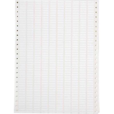 Brady, Etikettenrolle, DAT-17-619-10, Polyester, matt, Weiss, 16,51 x 5,08mm, permanent, 10-bahnig, f. Nadeldrucker Brady, Etikettenrolle, DAT-17-619-10, Polyester, matt, Weiss, 16,51 x 5,08mm, permanent, 10-bahnig, f. Nadeldrucker