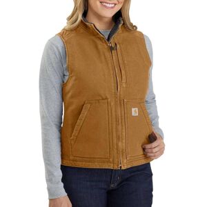 Carhartt, Damen, Mäntel, Sherpa Lined Mock Neck Vest Brown Gr.Xl, Braun Carhartt, Damen, Mäntel, Sherpa Lined Mock Neck Vest Brown Gr.Xl, Braun