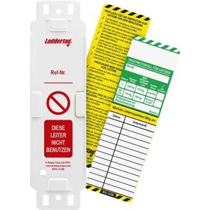 Brady, Sicherheitskennzeichnung, Scafftag, LAD-DE-EITH-L12-A, Laddertag Set, 10 Laddertag Halter + 10 Laddertag Einsteckschilder ( Brady, Sicherheitskennzeichnung, Scafftag, LAD-DE-EITH-L12-A, Laddertag Set, 10 Laddertag Halter + 10 Laddertag Einsteckschilder (