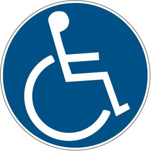 Brady, Sicherheitskennzeichnung, PIC 1216-DIA 100-B7541, Gebotsschilder - Rollstuhlbenutzer Brady, Sicherheitskennzeichnung, PIC 1216-DIA 100-B7541, Gebotsschilder - Rollstuhlbenutzer