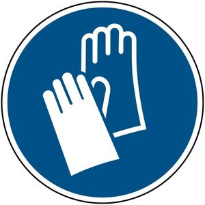 Brady, Sicherheitskennzeichnung, B-7667, ISO 7010 Bodensicherheitsschild - Schutzhandschuhe benutzen (M009), Laminierter Anti Brady, Sicherheitskennzeichnung, B-7667, ISO 7010 Bodensicherheitsschild - Schutzhandschuhe benutzen (M009), Laminierter Anti