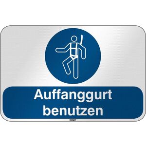 Brady, Sicherheitskennzeichnung, M/M018/DE200/RFL-590X390-1, ISO Sicherheitsschild - Sicherheitsgeschirr benutzen, Laminierte Brady, Sicherheitskennzeichnung, M/M018/DE200/RFL-590X390-1, ISO Sicherheitsschild - Sicherheitsgeschirr benutzen, Laminierte