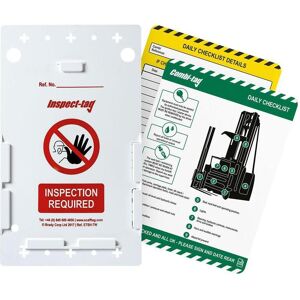 Brady, Sicherheitskennzeichnung, ENT-GB-ETI-COMB 3A, Combi (Combilifte)-Tag-Kit, 3 Inspect-Tag-Halter, 15 Combi-Tag-Einstecks Brady, Sicherheitskennzeichnung, ENT-GB-ETI-COMB 3A, Combi (Combilifte)-Tag-Kit, 3 Inspect-Tag-Halter, 15 Combi-Tag-Einstecks