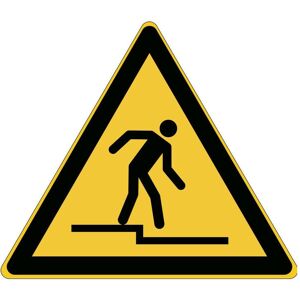 Brady, Sicherheitskennzeichnung, B-7538, ISO Sicherheitsschilder - Warnung Stufe nach unten (W070), Laminierter Anti-Rutsch- Brady, Sicherheitskennzeichnung, B-7538, ISO Sicherheitsschilder - Warnung Stufe nach unten (W070), Laminierter Anti-Rutsch-