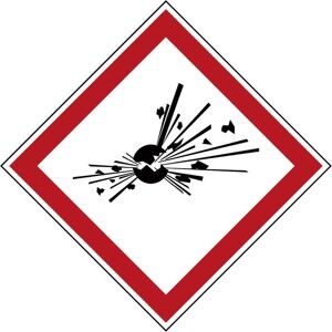 Brady, Sicherheitskennzeichnung, PIC 1801-100*100-B7541-RLL-C, Polyester laminiert, GHS Piktogramme - Explosionsgefährlich, R Brady, Sicherheitskennzeichnung, PIC 1801-100*100-B7541-RLL-C, Polyester laminiert, GHS Piktogramme - Explosionsgefährlich, R