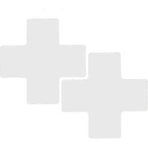 Brady, Sicherheitskennzeichnung, B-514, ToughStripe, Bodenmarkierung +-Form, Polyester, Weiss, 76,2 x 203,2mm (1 VE = 20 Stück Brady, Sicherheitskennzeichnung, B-514, ToughStripe, Bodenmarkierung +-Form, Polyester, Weiss, 76,2 x 203,2mm (1 VE = 20 Stück