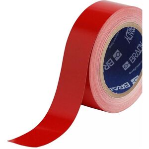 Brady, Sicherheitskennzeichnung, B-3, Bodenmarkierbänder, Vinyl, Rot, 50.80 mm x 30.48 m Brady, Sicherheitskennzeichnung, B-3, Bodenmarkierbänder, Vinyl, Rot, 50.80 mm x 30.48 m