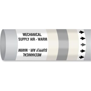 Brady, Sicherheitskennzeichnung, B-7541, ISO 14726 IMO Rohrmarkierer - Mechanical supply air - warm (erwärmte Luft oberhalb d Brady, Sicherheitskennzeichnung, B-7541, ISO 14726 IMO Rohrmarkierer - Mechanical supply air - warm (erwärmte Luft oberhalb d