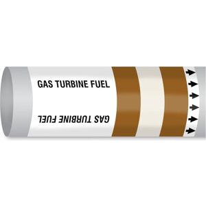 Brady, Sicherheitskennzeichnung, B-7541, ISO 14726 IMO Rohrmarkierer - Kraftstoff für Gasturbinen, Polyester, Braun/Weiss/Brau Brady, Sicherheitskennzeichnung, B-7541, ISO 14726 IMO Rohrmarkierer - Kraftstoff für Gasturbinen, Polyester, Braun/Weiss/Brau