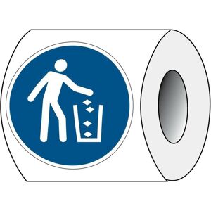 Brady, Sicherheitskennzeichnung, ISO 7010 PIC M030 B-7541 ISO Sicherheitskennzeichnung - Abfalleimer benutzen Laminierter Brady, Sicherheitskennzeichnung, ISO 7010 PIC M030 B-7541 ISO Sicherheitskennzeichnung - Abfalleimer benutzen Laminierter