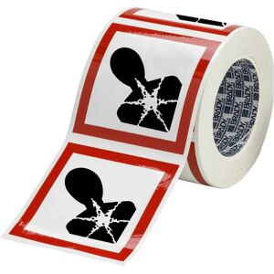 Brady, Sicherheitskennzeichnung, PIC 1807-100*100-B7541-RLL, GHS-Symbole - Gesundheitsschädlich, Polyester laminiert, Rot & S Brady, Sicherheitskennzeichnung, PIC 1807-100*100-B7541-RLL, GHS-Symbole - Gesundheitsschädlich, Polyester laminiert, Rot & S