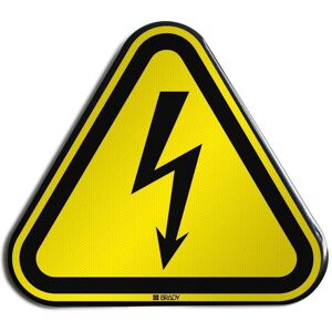 Brady, Sicherheitskennzeichnung, W/W012/NT/RFLBD-TRI400-1, ISO Sicherheitsschild - Warnung vor elektrischer Spannung, Alumini Brady, Sicherheitskennzeichnung, W/W012/NT/RFLBD-TRI400-1, ISO Sicherheitsschild - Warnung vor elektrischer Spannung, Alumini