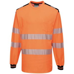 Portwest, Arbeitsoberteil, Warnschutz langarm T-Shirt T185 (M) Portwest, Arbeitsoberteil, Warnschutz langarm T-Shirt T185 (M)