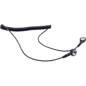 Quadrios, Zubehör Arbeitsschutz, ESD-Erdungskabel 1.80 m Druckknopf 10 mm, Druckknopf 4 mm Quadrios, Zubehör Arbeitsschutz, ESD-Erdungskabel 1.80 m Druckknopf 10 mm, Druckknopf 4 mm