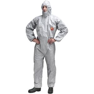 Dupont, Arbeitsjacke, Schutzoverall Typ 3/4/5/6 Tychem 6000 F, grau, Unisex-Grösse: S (S) Dupont, Arbeitsjacke, Schutzoverall Typ 3/4/5/6 Tychem 6000 F, grau, Unisex-Grösse: S (S)