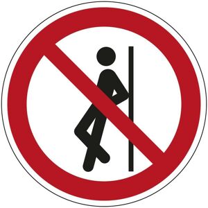 Brady, Sicherheitskennzeichnung, ISO Safety Sign - No leaning Brady, Sicherheitskennzeichnung, ISO Safety Sign - No leaning