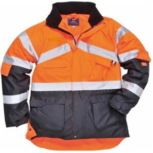 Portwest, Arbeitsjacke, atmungsaktive Warnschutzjacke, wasserabweisend, 40+ UPF Orange XL (XL) Portwest, Arbeitsjacke, atmungsaktive Warnschutzjacke, wasserabweisend, 40+ UPF Orange XL (XL)