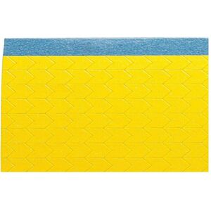Brady, Sicherheitskennzeichnung, B-500, DIA-375-YL-PK, Inspektionspfeile vorgestanzt, Vinylgewebe, Gelb, matt, 9.53 x 4.75 mm Brady, Sicherheitskennzeichnung, B-500, DIA-375-YL-PK, Inspektionspfeile vorgestanzt, Vinylgewebe, Gelb, matt, 9.53 x 4.75 mm