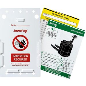 Brady, Sicherheitskennzeichnung, ENT-GB-ETI-PPT, Powered Pallet Truck Tag-Kit, 10 Entrytag-Halter, 10 Einsteckschilder für el Brady, Sicherheitskennzeichnung, ENT-GB-ETI-PPT, Powered Pallet Truck Tag-Kit, 10 Entrytag-Halter, 10 Einsteckschilder für el