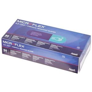 Ansell, Schutzhandschuhe, Einweghandschuhe aus Nitril und Neopren Microflex 93-260, M (7,5-8), 50 Stück in einer Packung, stru (M) Ansell, Schutzhandschuhe, Einweghandschuhe aus Nitril und Neopren Microflex 93-260, M (7,5-8), 50 Stück in einer Packung, stru (M)