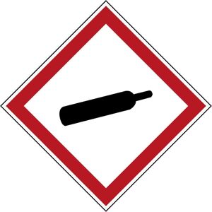 Brady, Sicherheitskennzeichnung, PIC 1804-100*100-B7541-RLL-C, GHS-Symbole - Unter Druck stehende Gase, Polyester laminiert Brady, Sicherheitskennzeichnung, PIC 1804-100*100-B7541-RLL-C, GHS-Symbole - Unter Druck stehende Gase, Polyester laminiert