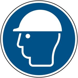 Brady, Sicherheitskennzeichnung, B-7667, ISO 7010 Bodensicherheitsschild - Kopfschutz benutzen (M014), Laminierter Anti-Rutsc Brady, Sicherheitskennzeichnung, B-7667, ISO 7010 Bodensicherheitsschild - Kopfschutz benutzen (M014), Laminierter Anti-Rutsc