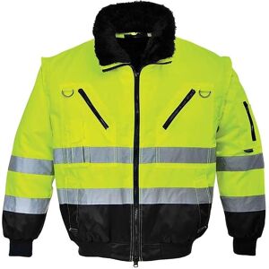 Portwest, Arbeitsjacke, 4 in 1 Warnschutz Winter Pilotenjacke Gelb XXL (XXL) Portwest, Arbeitsjacke, 4 in 1 Warnschutz Winter Pilotenjacke Gelb XXL (XXL)