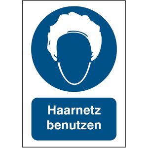 Brady, Sicherheitskennzeichnung, B-862, Toughwash-Gebotsschild, PIC269 - Haarnetz benutzen, Polyester, Weiss auf Blau, 297 x 4 Brady, Sicherheitskennzeichnung, B-862, Toughwash-Gebotsschild, PIC269 - Haarnetz benutzen, Polyester, Weiss auf Blau, 297 x 4
