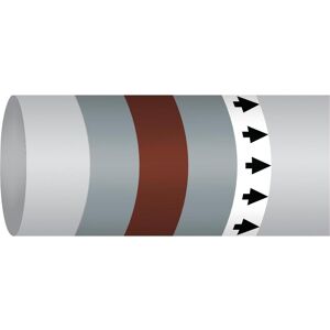 Brady, Sicherheitskennzeichnung, B-7541, ISO 14726 IMO Rohrmarkierer - Kühlmittel, Polyester, Grau/Kastanienbraun/Grau, glänz Brady, Sicherheitskennzeichnung, B-7541, ISO 14726 IMO Rohrmarkierer - Kühlmittel, Polyester, Grau/Kastanienbraun/Grau, glänz