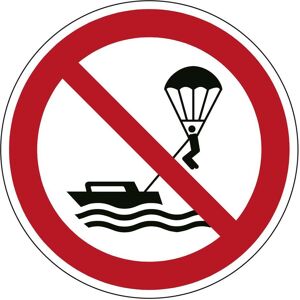 Brady, Sicherheitskennzeichnung, ISO-Sicherheitsschild - Parasailing verboten Brady, Sicherheitskennzeichnung, ISO-Sicherheitsschild - Parasailing verboten