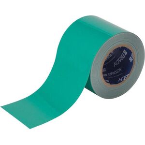 Brady, Sicherheitskennzeichnung, B-505, ToughStripe COLD, Bodenmarkierbänder, Polyester, Grün, 101.60 mm x 30.48 m Brady, Sicherheitskennzeichnung, B-505, ToughStripe COLD, Bodenmarkierbänder, Polyester, Grün, 101.60 mm x 30.48 m