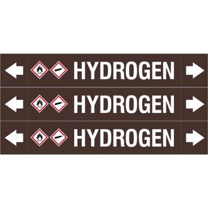 Brady, Sicherheitskennzeichnung, ASME - Rohrmarkierer - Hydrogen Brady, Sicherheitskennzeichnung, ASME - Rohrmarkierer - Hydrogen
