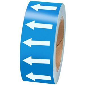 Brady, Sicherheitskennzeichnung, B-7541, Rohrmarkierung - Pfeilbänder, Laminierter Polyester, Weiss auf Blau, 50.00 mm x 33.00 Brady, Sicherheitskennzeichnung, B-7541, Rohrmarkierung - Pfeilbänder, Laminierter Polyester, Weiss auf Blau, 50.00 mm x 33.00