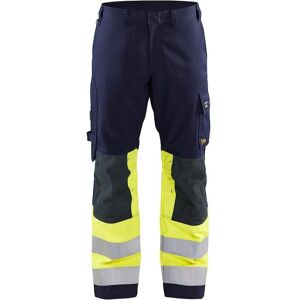 Blakläder, Arbeitshose, Multinorm-Bundhose, marineblau / gelb, Konfektionsgrösse 56 (56) Blakläder, Arbeitshose, Multinorm-Bundhose, marineblau / gelb, Konfektionsgrösse 56 (56)