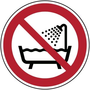 Brady, Sicherheitskennzeichnung, ISO-Sicherheitsschild - Dieses Gerät nicht in der Badewanne, Dusche oder über mit Wasser gefülltem W Brady, Sicherheitskennzeichnung, ISO-Sicherheitsschild - Dieses Gerät nicht in der Badewanne, Dusche oder über mit Wasser gefülltem W
