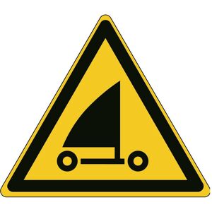 Brady, Sicherheitskennzeichnung, ISO-Sicherheitsschild - Warnung vor Strandseglern Brady, Sicherheitskennzeichnung, ISO-Sicherheitsschild - Warnung vor Strandseglern