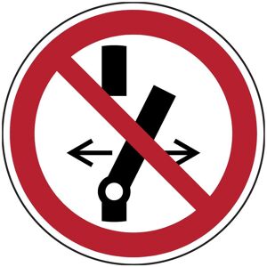 Brady, Sicherheitskennzeichnung, ISO-Sicherheitsschild - Schalterposition nicht ändern Brady, Sicherheitskennzeichnung, ISO-Sicherheitsschild - Schalterposition nicht ändern