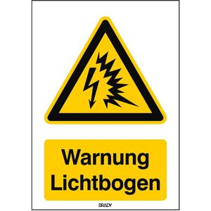 Brady, Sicherheitskennzeichnung, W/W042/DE104/ALU-210X297-1, ISO Sicherheitskennzeichnung - Warnung Lichtbogen Brady, Sicherheitskennzeichnung, W/W042/DE104/ALU-210X297-1, ISO Sicherheitskennzeichnung - Warnung Lichtbogen