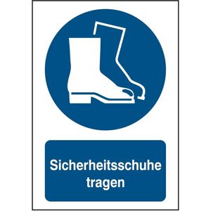 Brady, Sicherheitskennzeichnung, B-862, Toughwash-Gebotsschild, M008 - Sicherheitsschuhe tragen, Polyester, Weiss auf Blau, 29 Brady, Sicherheitskennzeichnung, B-862, Toughwash-Gebotsschild, M008 - Sicherheitsschuhe tragen, Polyester, Weiss auf Blau, 29