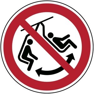 Brady, Sicherheitskennzeichnung, ISO-Sicherheitsschild - Schaukeln im Sessel verboten Brady, Sicherheitskennzeichnung, ISO-Sicherheitsschild - Schaukeln im Sessel verboten