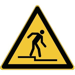Brady, Sicherheitskennzeichnung, B-7667, ISO 7010 Bodensicherheitsschild - Warnung: Stufe nach unten (W070), Laminierter Anti Brady, Sicherheitskennzeichnung, B-7667, ISO 7010 Bodensicherheitsschild - Warnung: Stufe nach unten (W070), Laminierter Anti