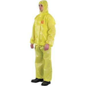 Microchem, Arbeitsjacke, Schutzoverall AlphaTec 3000 Grösse XXXL gelb PSA-Kategorie III (3XL) Microchem, Arbeitsjacke, Schutzoverall AlphaTec 3000 Grösse XXXL gelb PSA-Kategorie III (3XL)