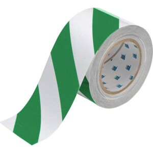 Brady, Sicherheitskennzeichnung, TS-76.20-514-GN/WT-STR-RL, ToughStripe, Bodenmarkierbänder, Polyester, Grün/Weiss (gestreift) Brady, Sicherheitskennzeichnung, TS-76.20-514-GN/WT-STR-RL, ToughStripe, Bodenmarkierbänder, Polyester, Grün/Weiss (gestreift)
