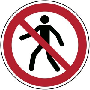 Brady, Sicherheitskennzeichnung, ISO 7010 PIC P004 B-7538 ISO Sicherheitskennzeichnung - Für Fussgänger verboten Laminierte Brady, Sicherheitskennzeichnung, ISO 7010 PIC P004 B-7538 ISO Sicherheitskennzeichnung - Für Fussgänger verboten Laminierte