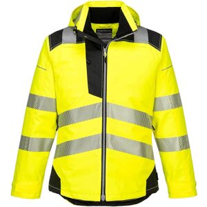 Portwest, Arbeitsjacke, Warnschutz-Regenjacke mit Kapuze gelb XXXXL (4XL) Portwest, Arbeitsjacke, Warnschutz-Regenjacke mit Kapuze gelb XXXXL (4XL)
