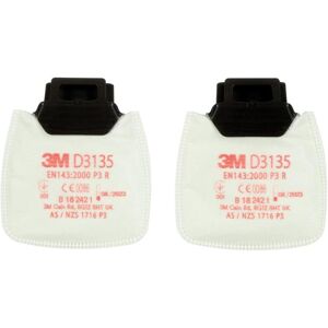 3M Zubehör Arbeitsschutz, Secure Click Partikelfilter P3 R D3135 2 St. (Atemschutzmaske Ersatzfilter) 3M Zubehör Arbeitsschutz, Secure Click Partikelfilter P3 R D3135 2 St. (Atemschutzmaske Ersatzfilter)