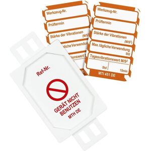 Brady, Sicherheitskennzeichnung, MIC-DE-PK-MTI-451-OR, Microtag Set, 20 x Microtag Halter, 20 x Microtag Einsteckschild (Wei Brady, Sicherheitskennzeichnung, MIC-DE-PK-MTI-451-OR, Microtag Set, 20 x Microtag Halter, 20 x Microtag Einsteckschild (Wei