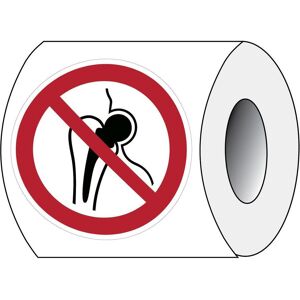 Brady, Sicherheitskennzeichnung, ISO 7010 PIC P014 B-7541 ISO Sicherheitskennzeichnung - Verboten für Personen mit Metallim Brady, Sicherheitskennzeichnung, ISO 7010 PIC P014 B-7541 ISO Sicherheitskennzeichnung - Verboten für Personen mit Metallim